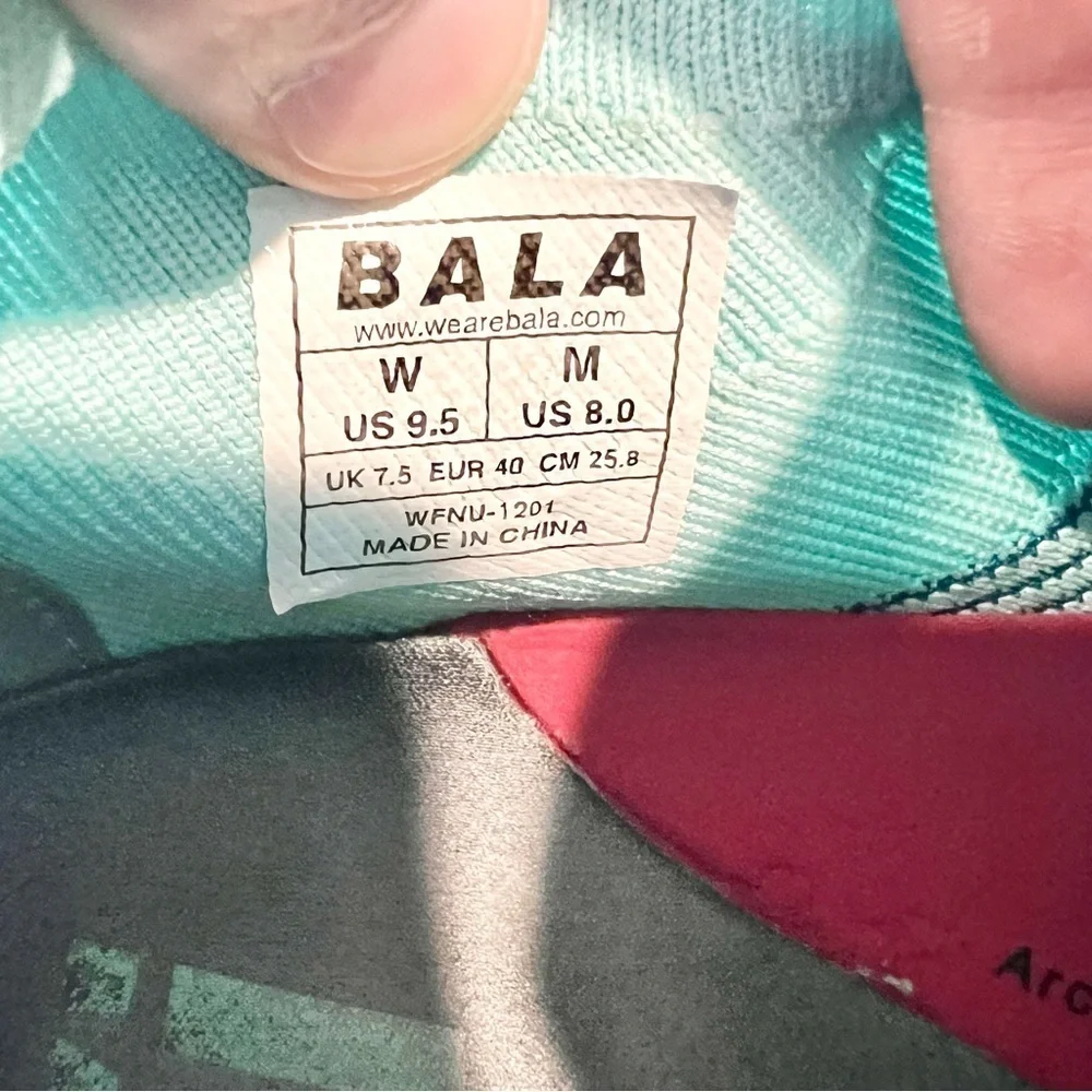 Bala Twelves Nurse Performance Shoes Lace Up Blue Size Women’s 9.5